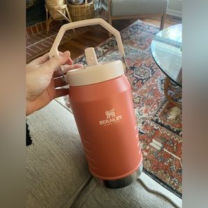 64 oz Stanley Tumbler Iceflow Flip Straw Jug in Pink